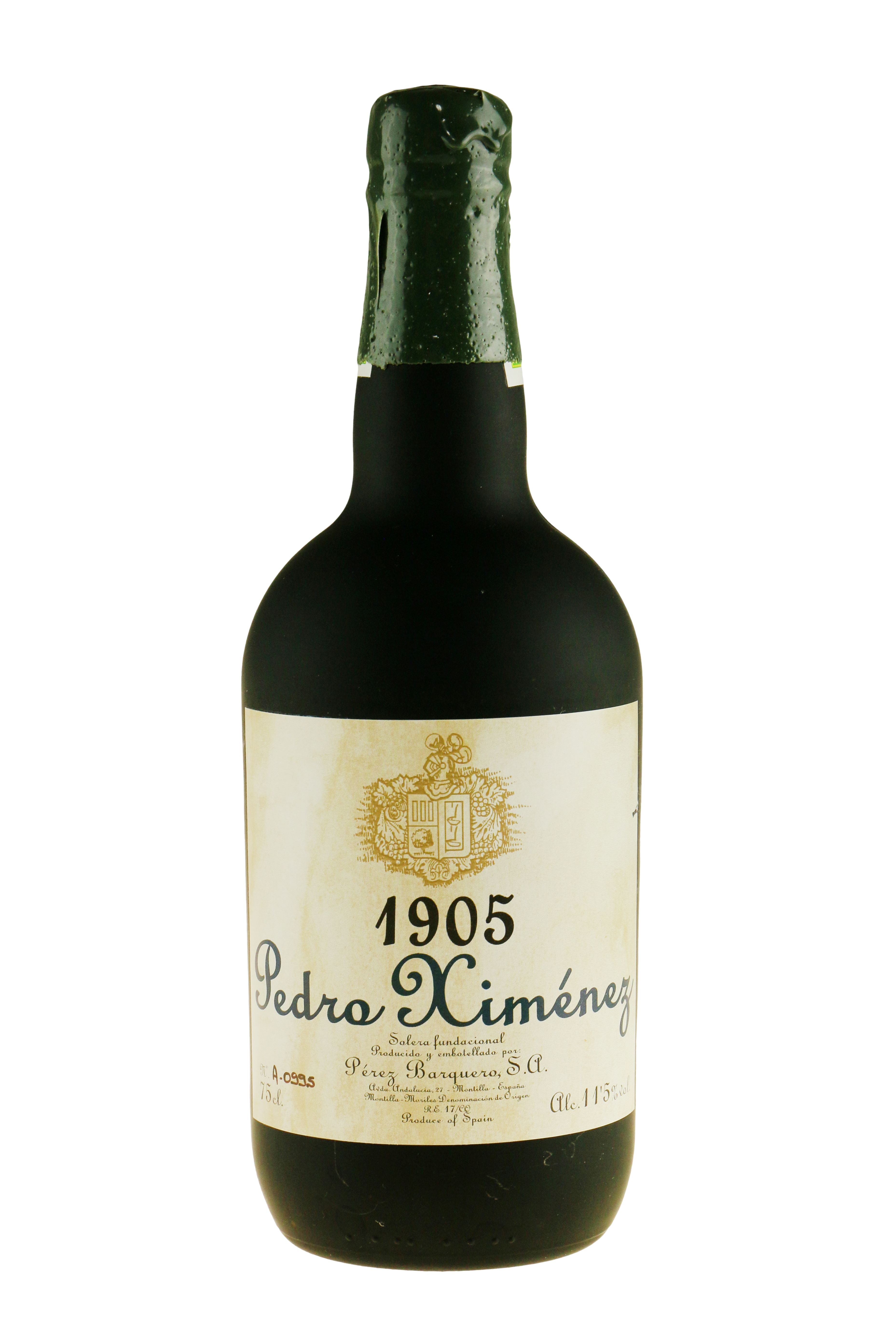 Barquero Pedro Ximenez Soleras 1905