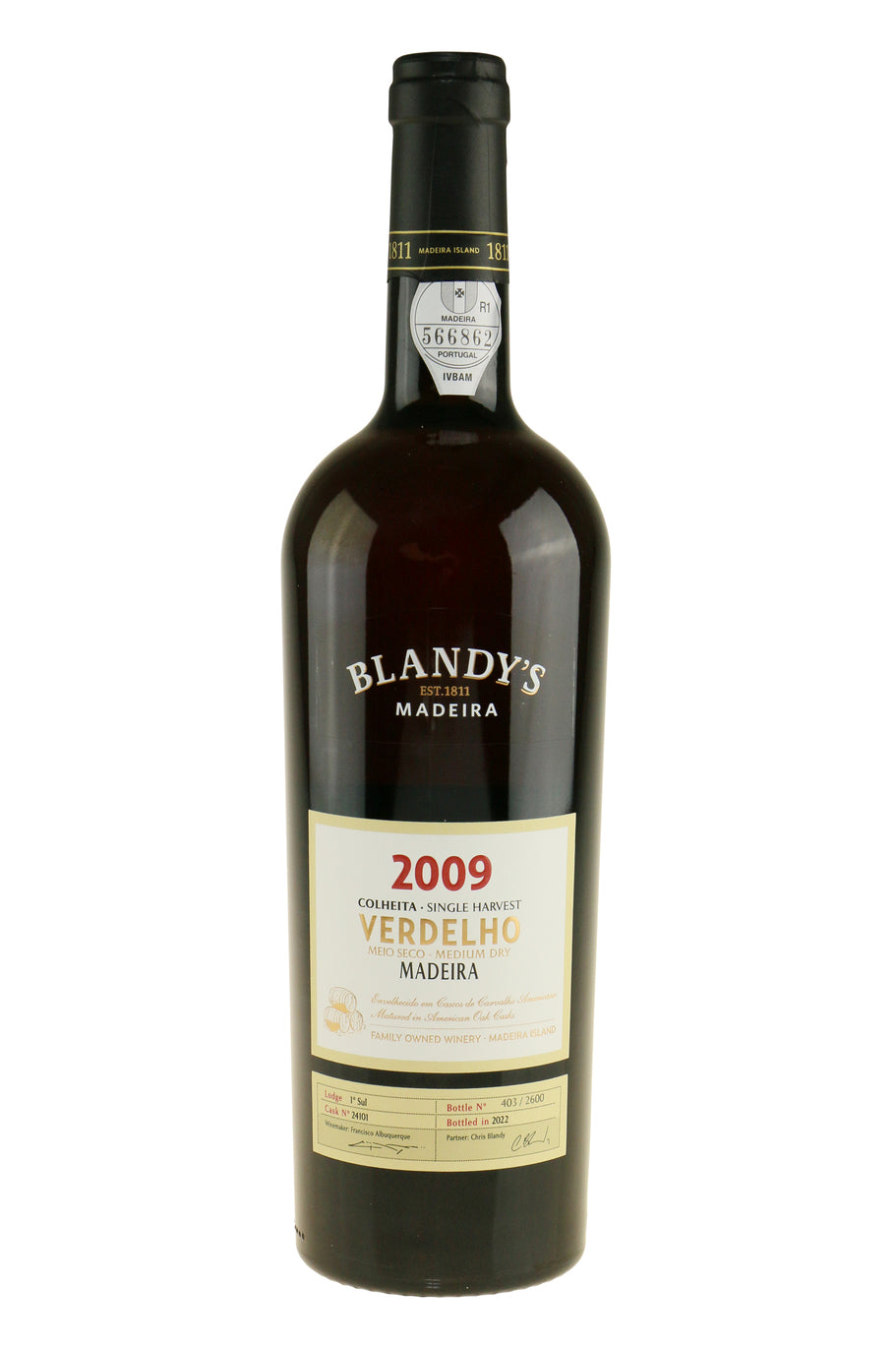 Blandy's Colheita Verdelho 2009 Bottled 2022