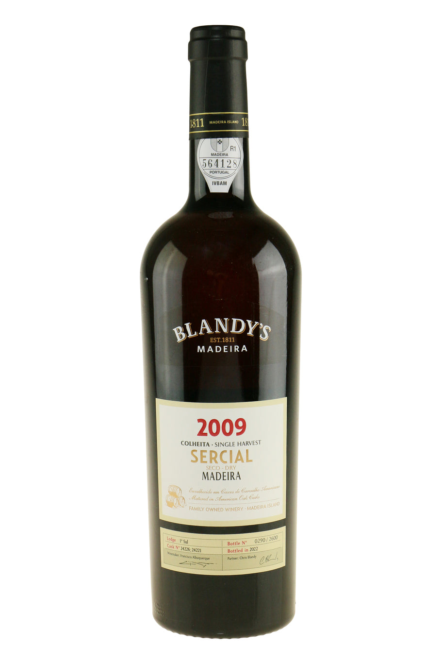 Blandy's Colheita Sercial 2009 Bottled 2022