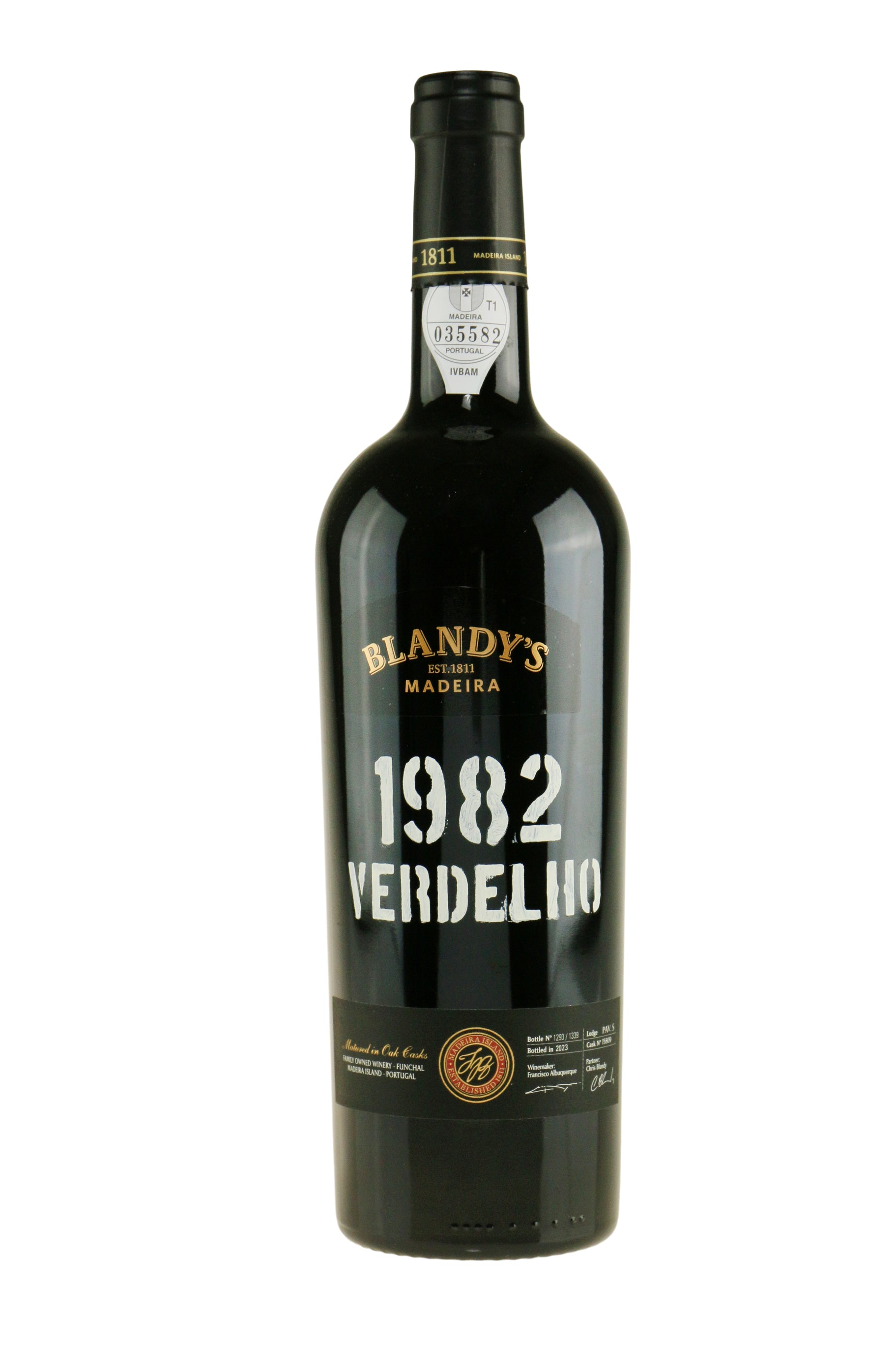 Blandy's Vintage Verdelho 1982 Bottled 2023