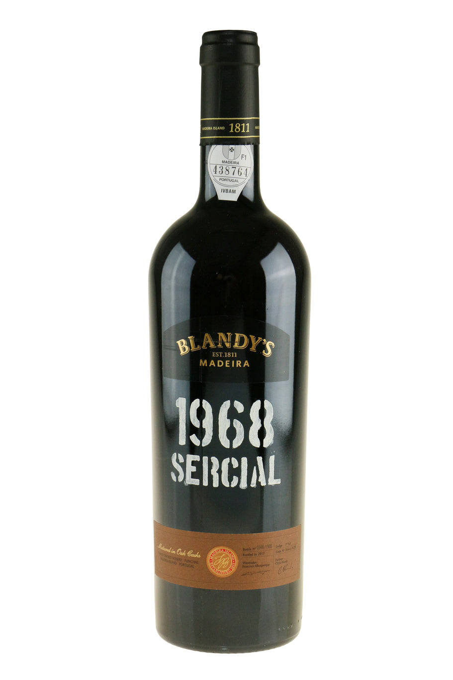 Blandy's Vintage Sercial 1968 Bottled 2017