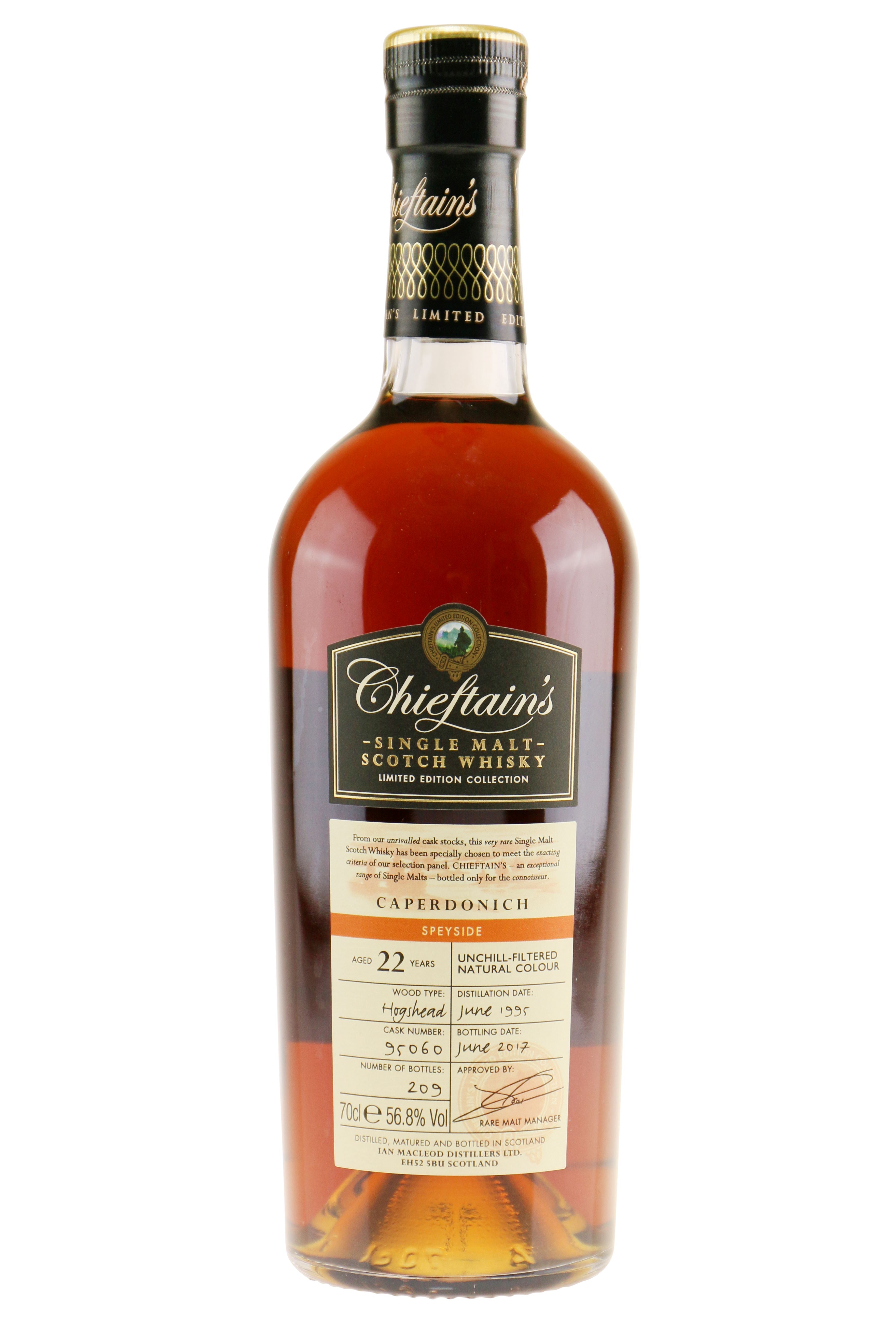 Caperdonich 22 years Chieftains Choice