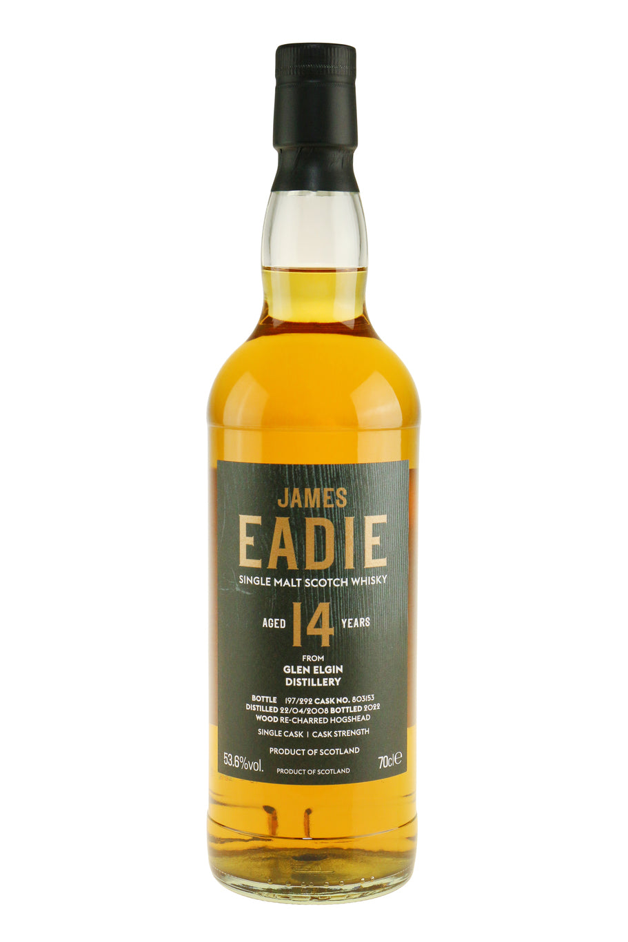 Glen Elgin James Eadie Single Cask #803153 2022