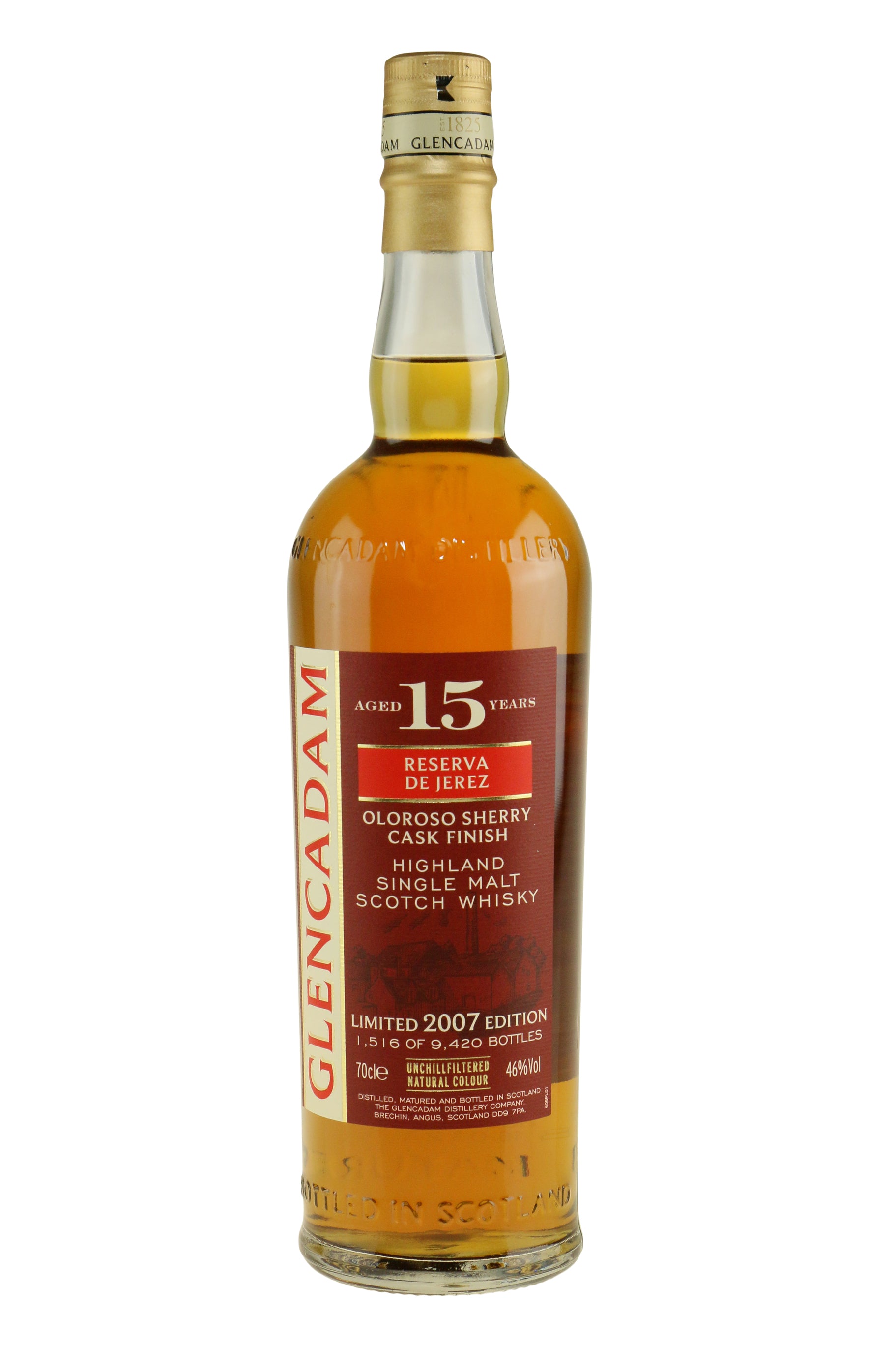Glencadam 15 Years Single Malt Reserva de Jerez