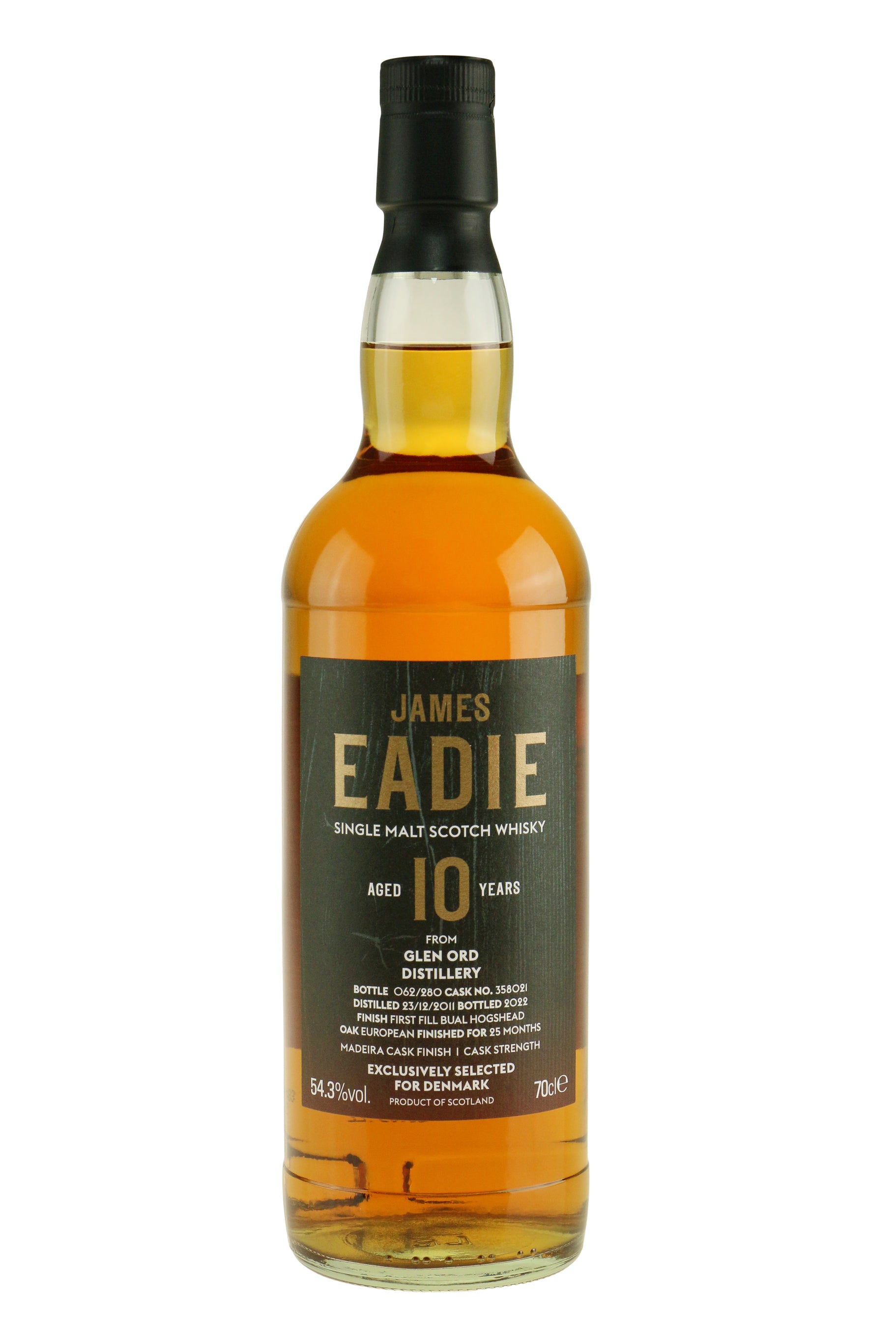 Glen Ord James Eadie 10y Cask #358021 Btld for DK
