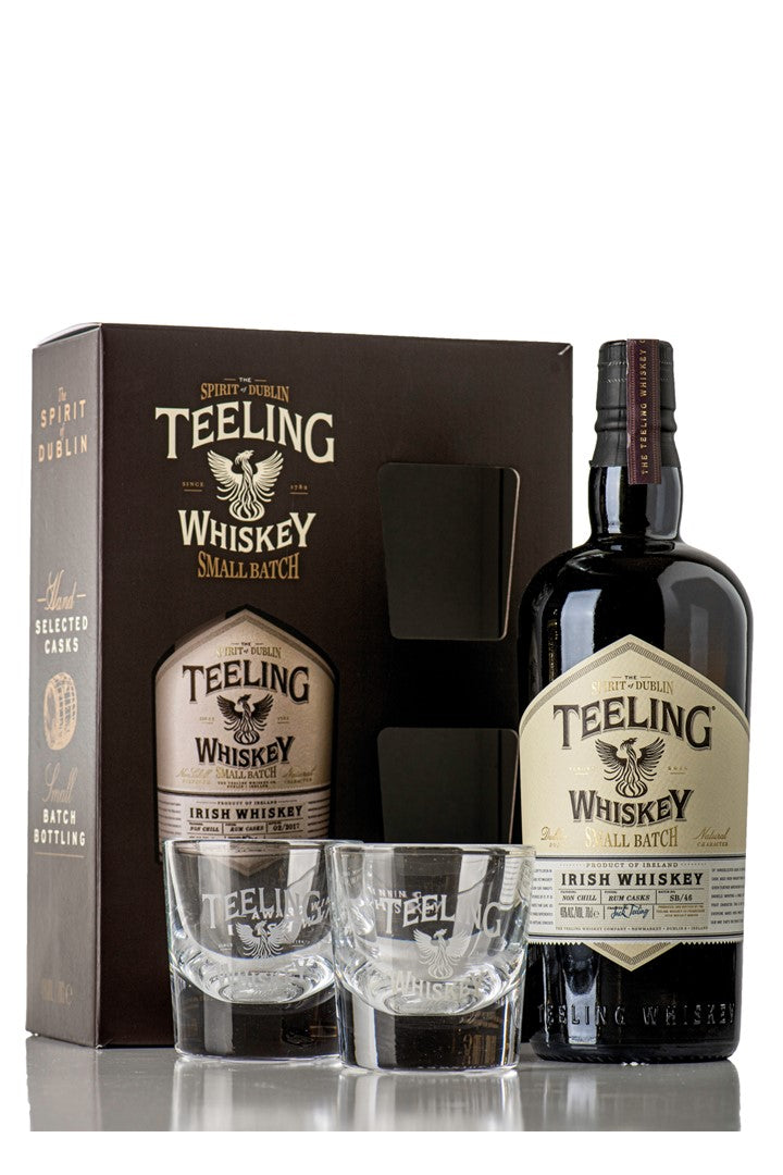 Teeling Small Batch pap gaveæske med 2 glas