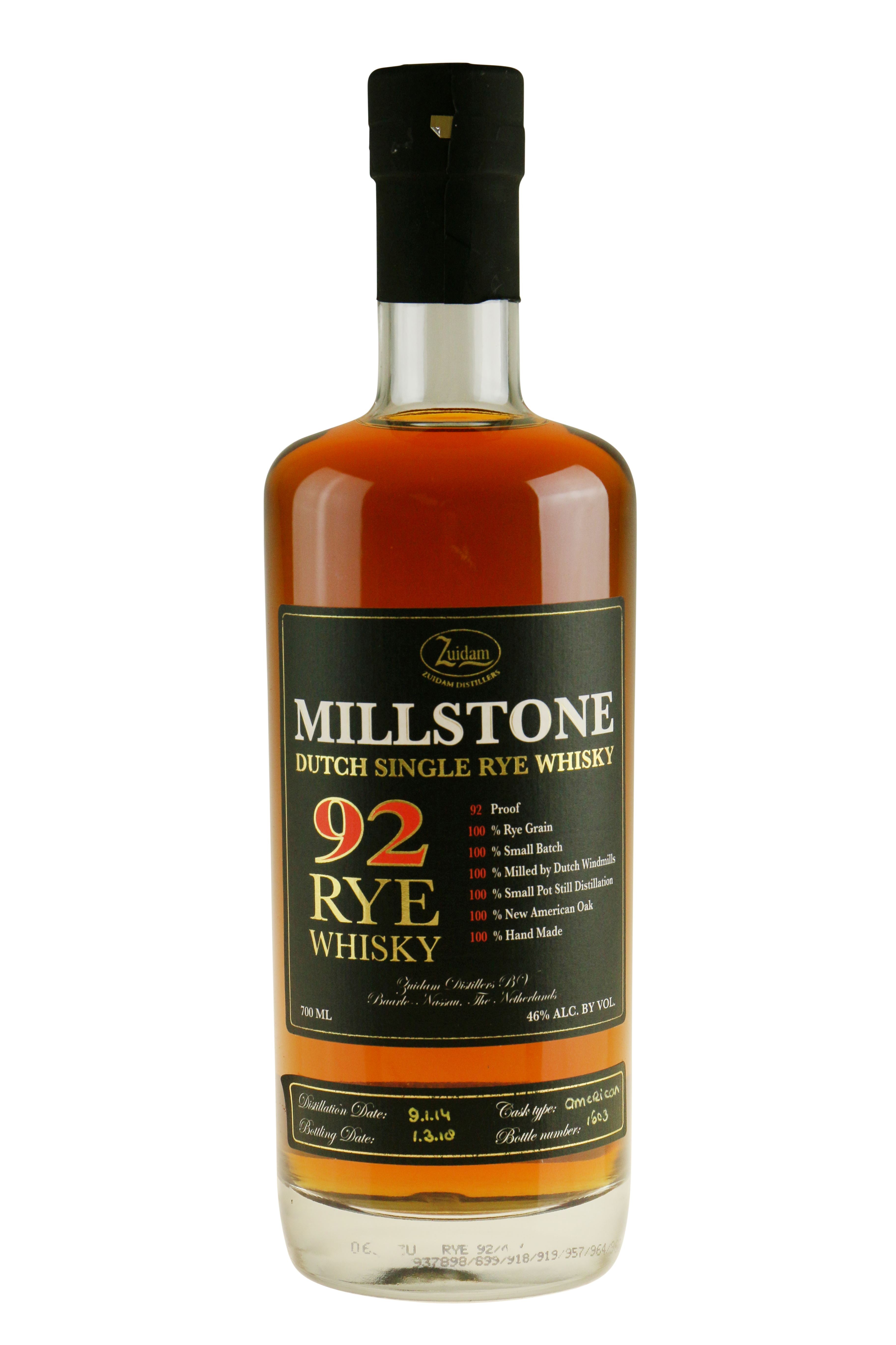 Millstone 92 Rye Whisky