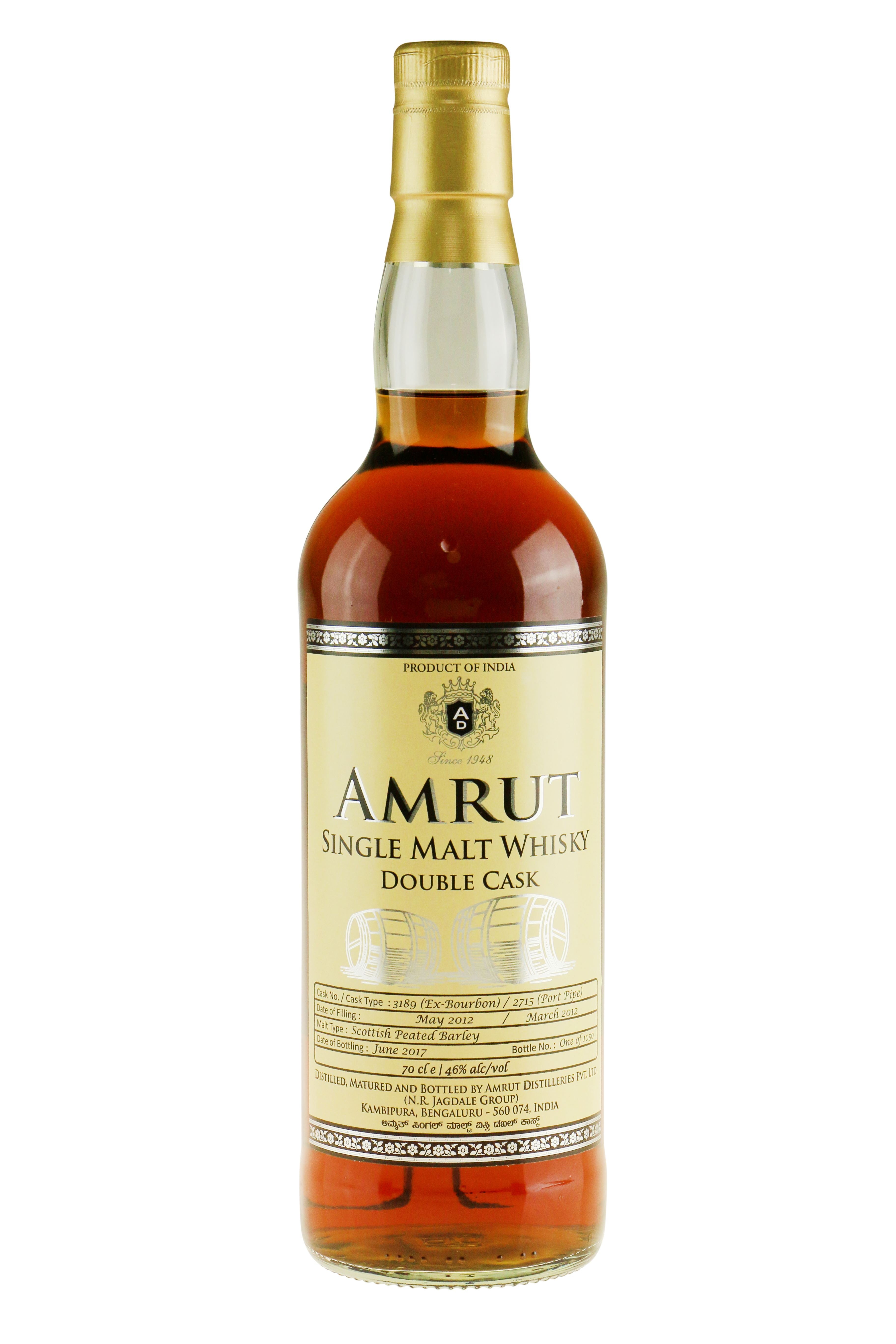 Amrut Double Cask 3rd Edition 2017