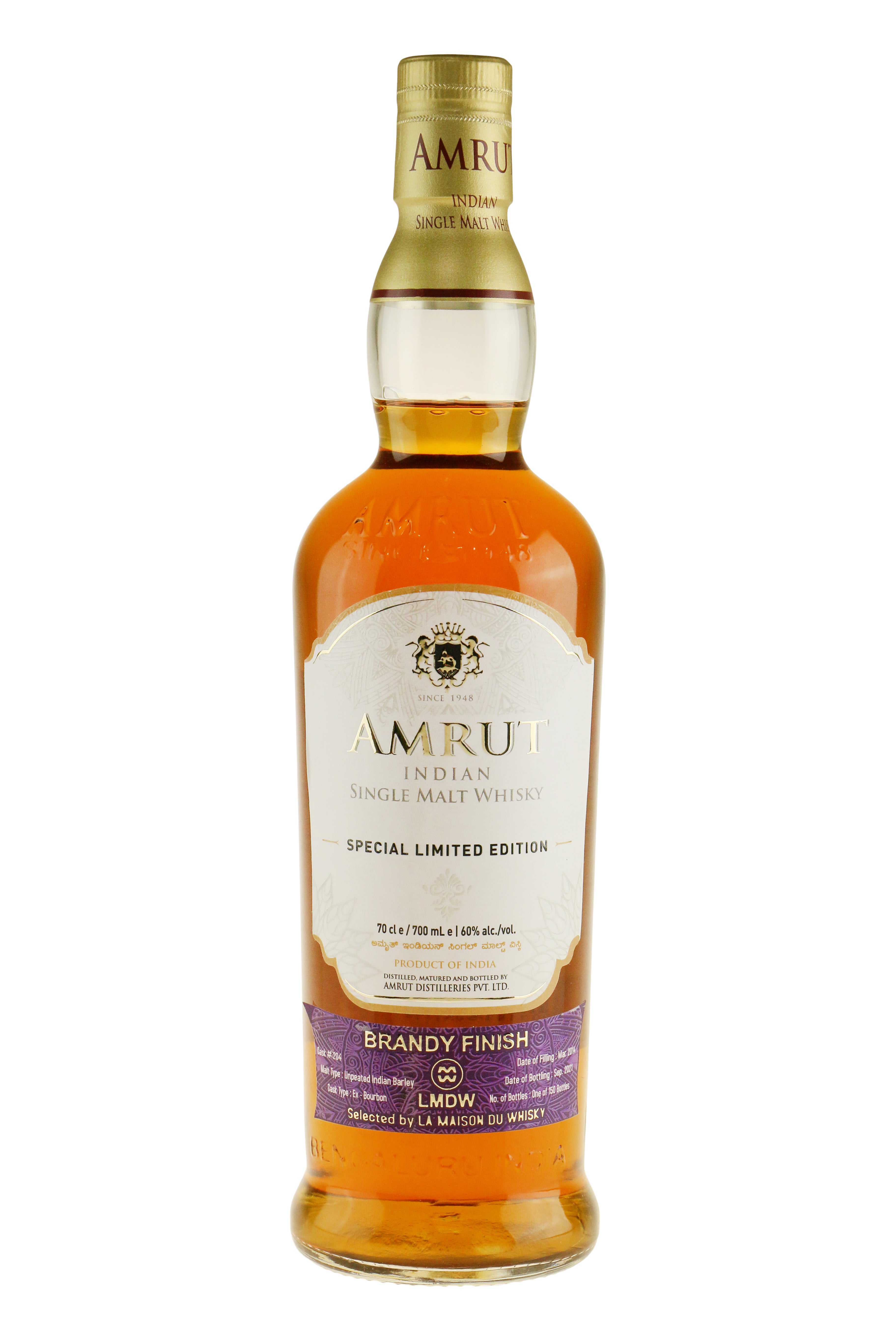 Amrut Brandy Finish cask #204 2021