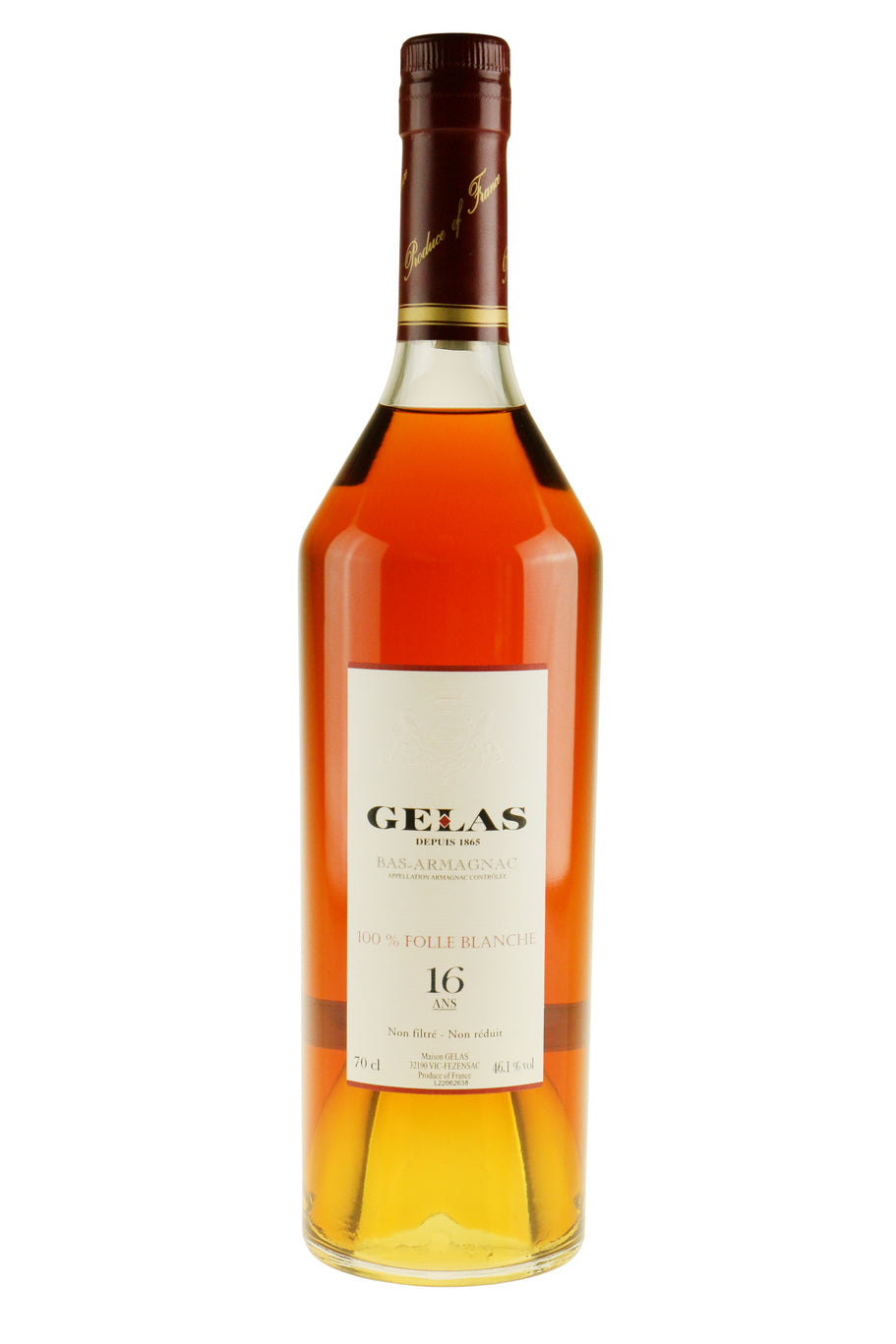 Gelas Bas Armagnac 16 year Variety Folle Blanche