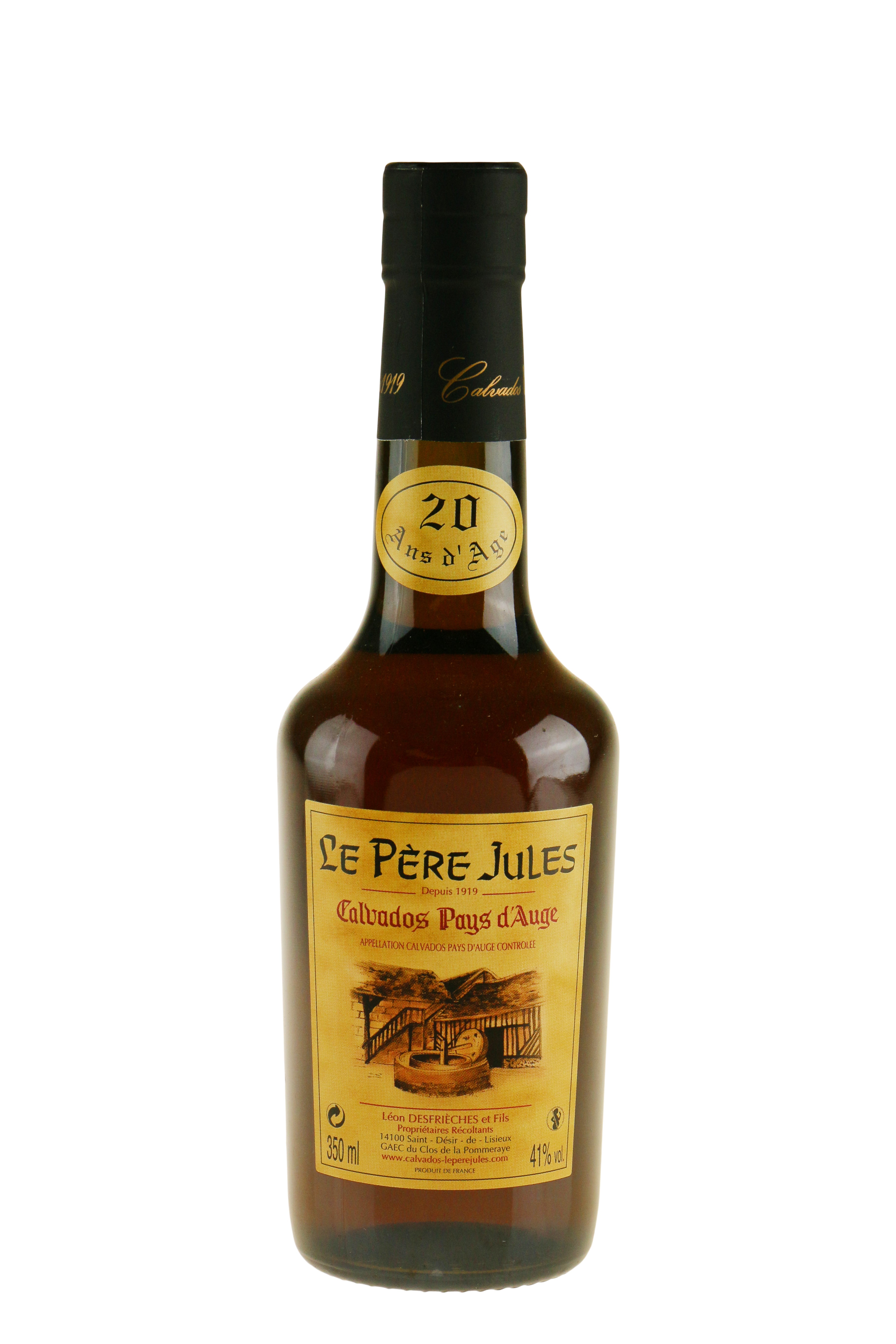 Calvados Pere Jules 20 ans Pays d auge