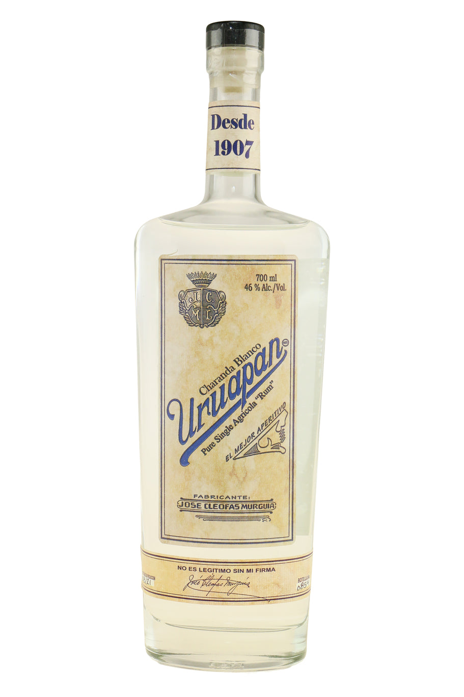 Charanda Uruapan Blanco Pure Single Agricola Rum