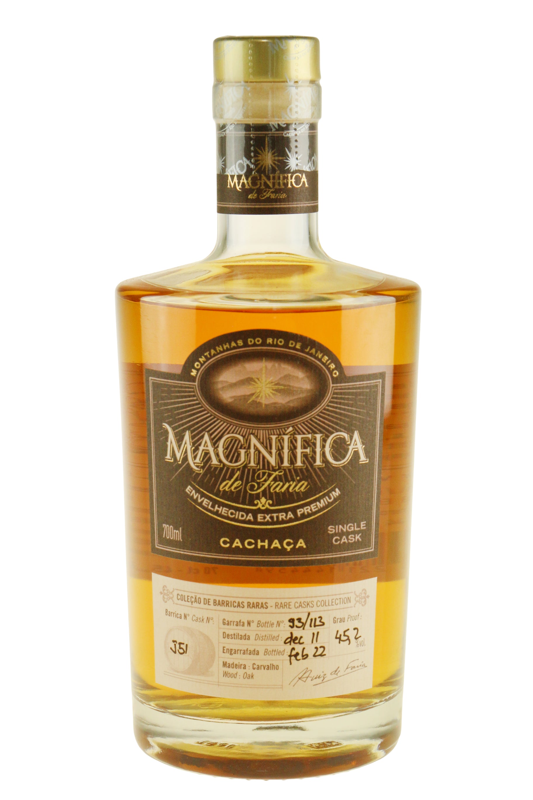 Magnifica Cachaca Single Cask J51 2022