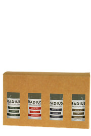 Radius Distillery Gin Smagesæt 4x5cl. ØKO