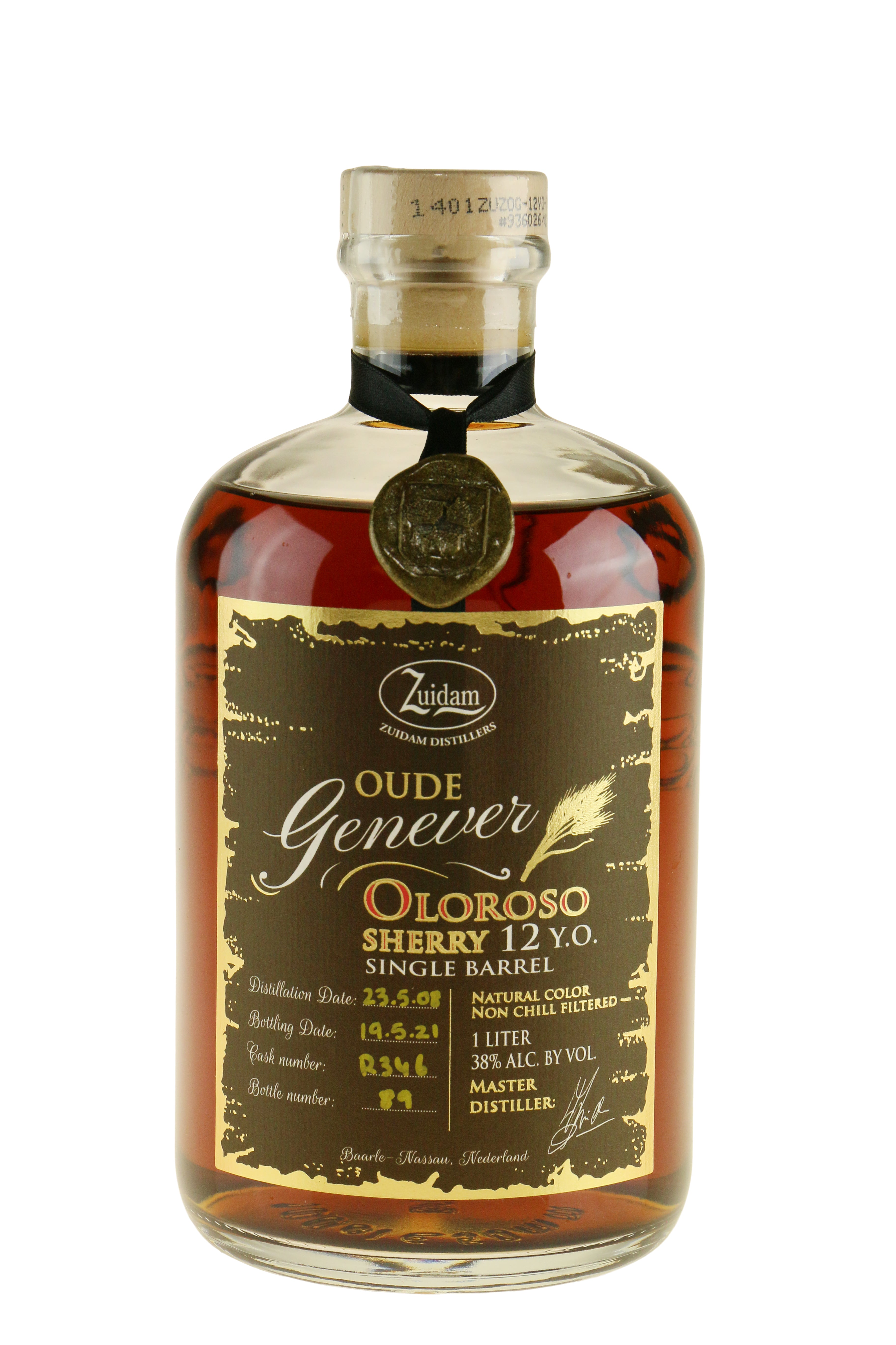 Zuidam Oude Genever Oloroso Sherry Single Barrel