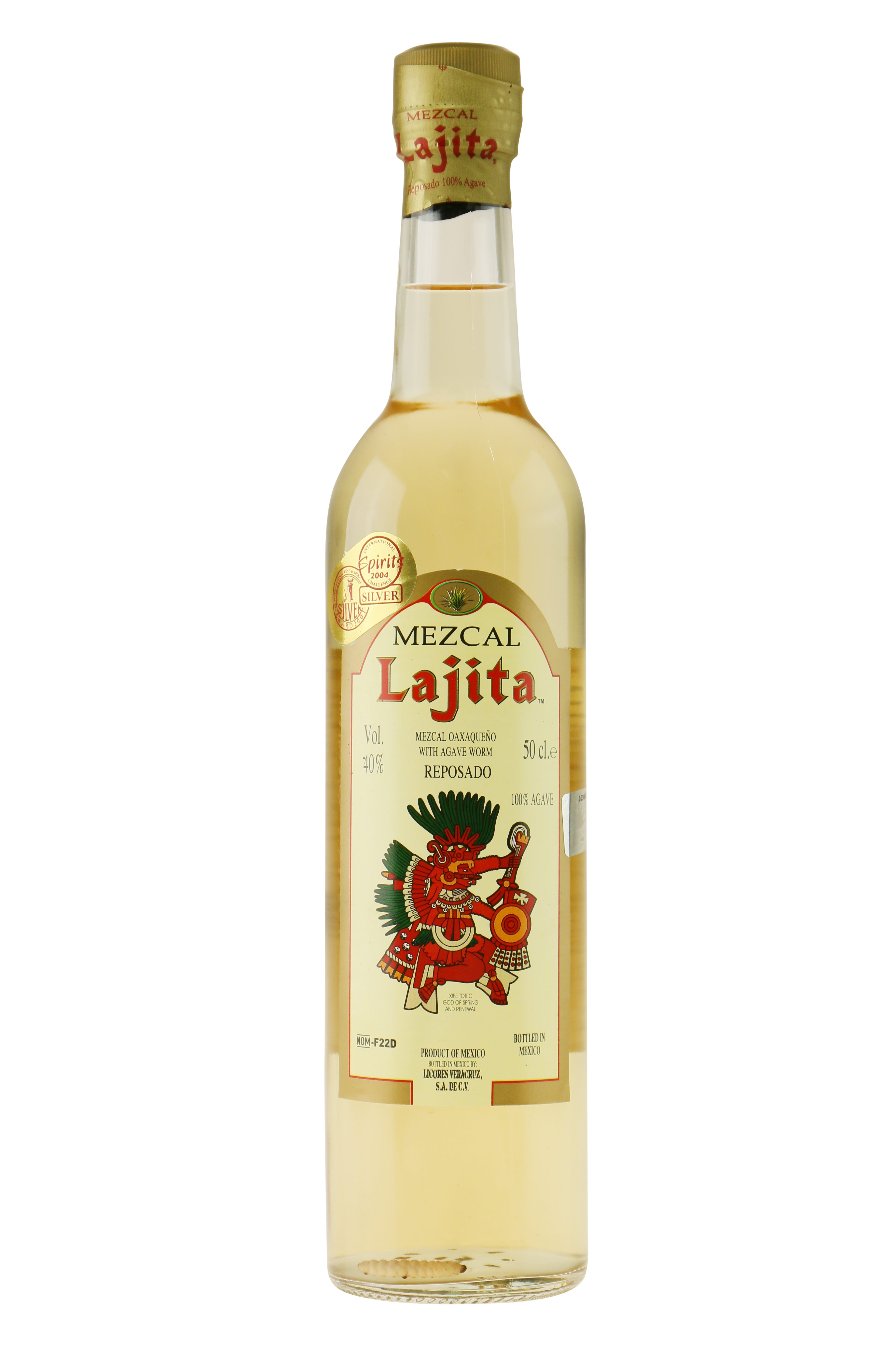 Lajita Mezcal med orm Reposado