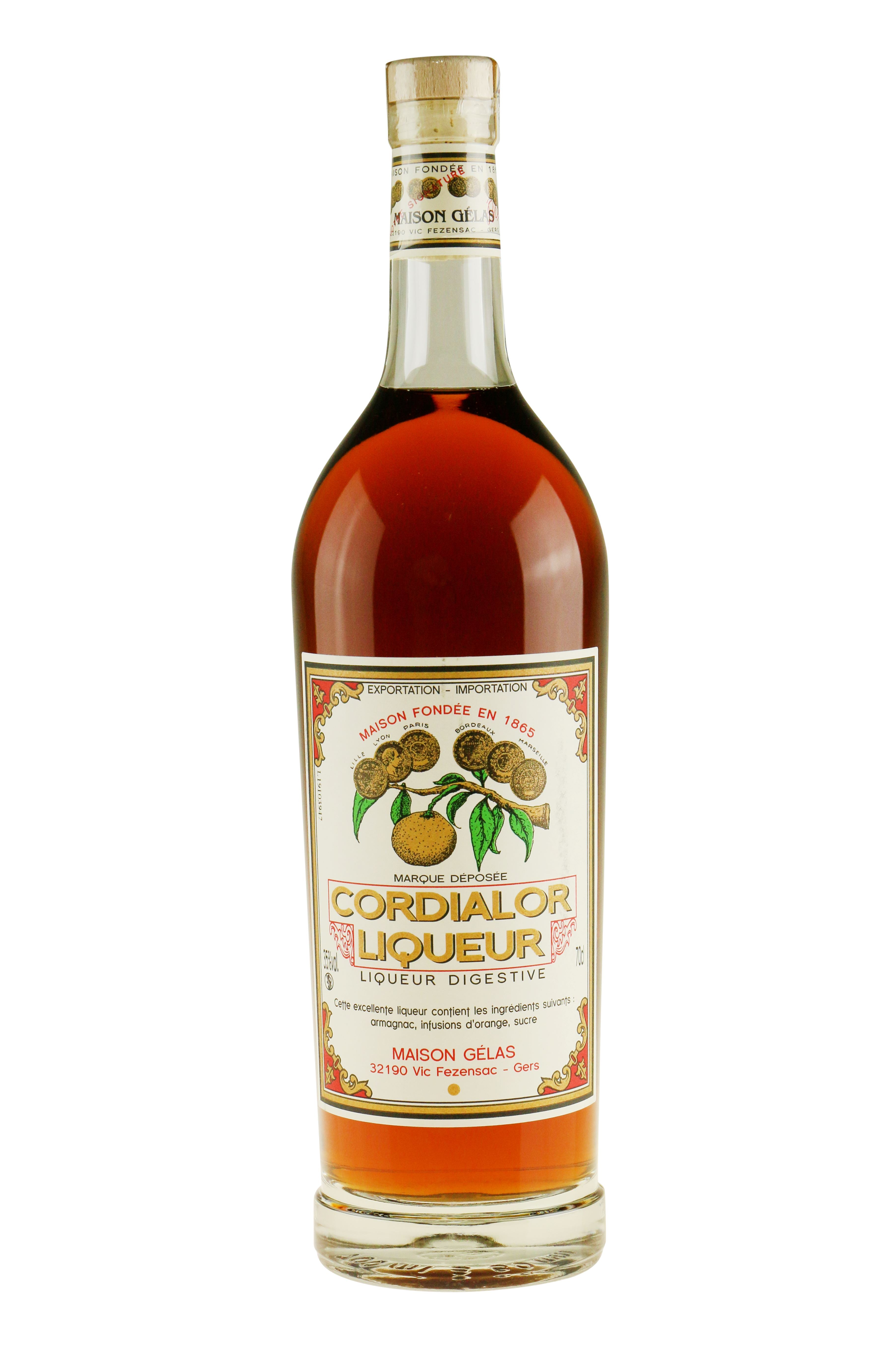 Gelas Cordialor Armagnac Orange Liqueur