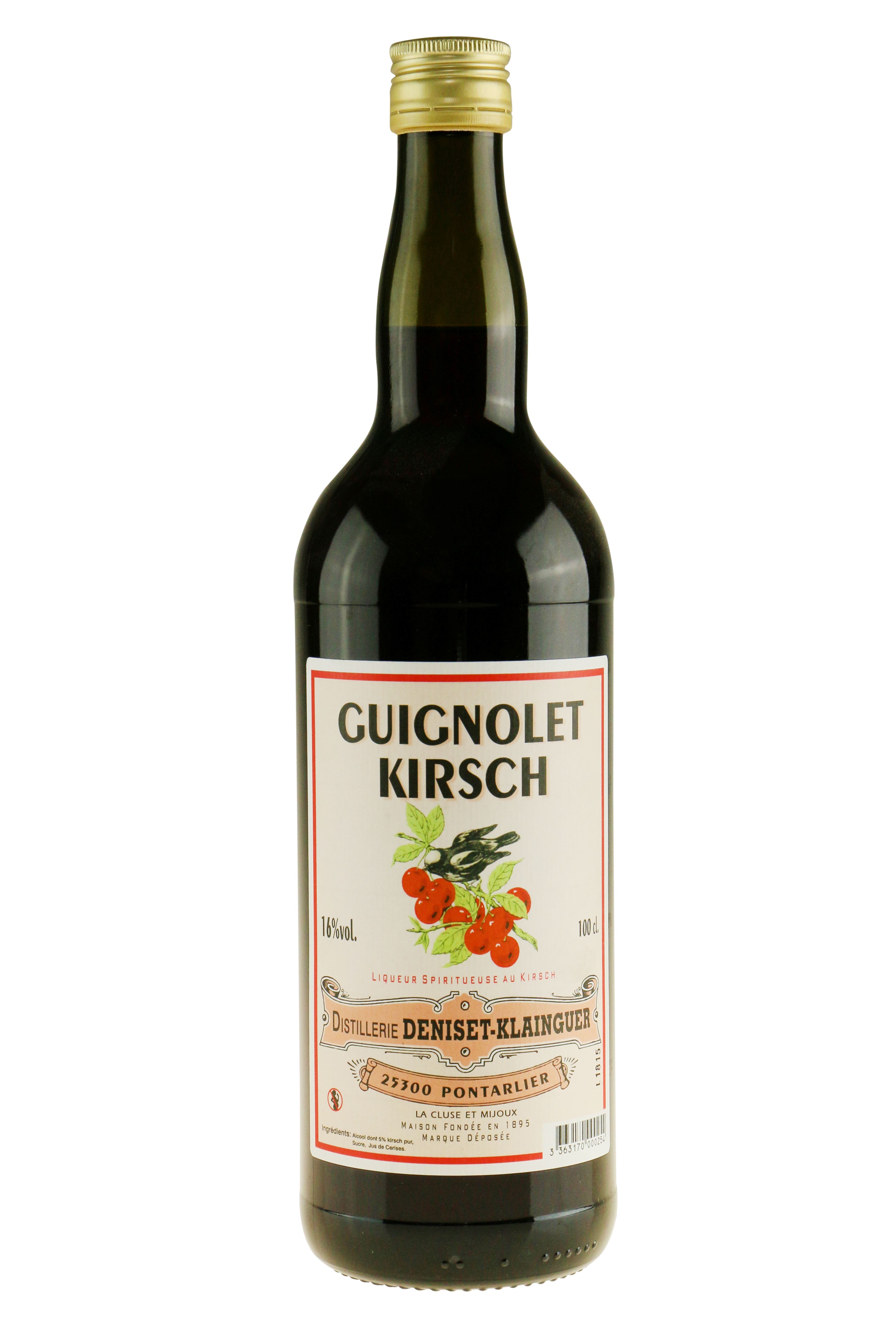 Deniset-Klainguer Guignolet Kirsch Liqueur