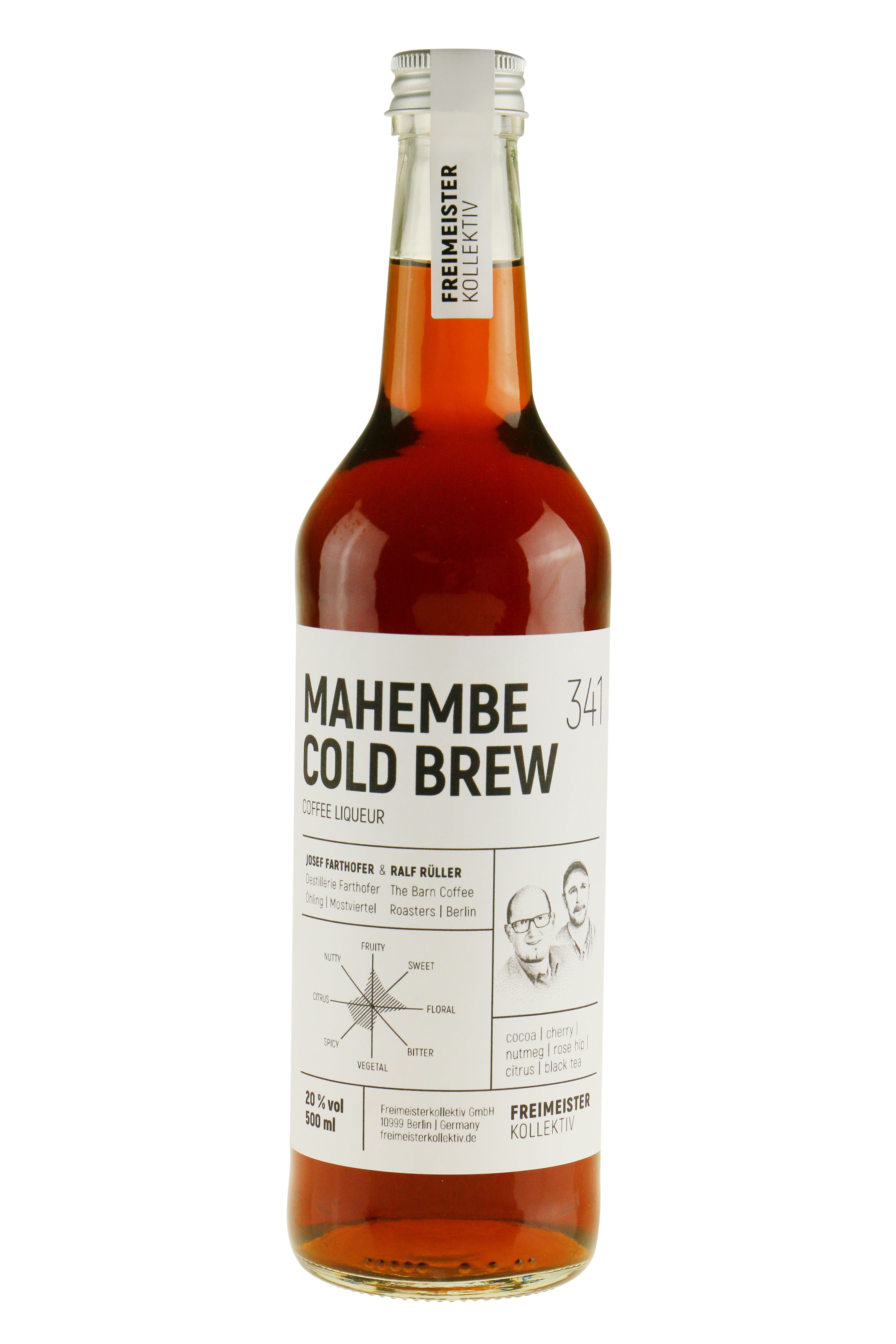 Freimeister Mahembe cold brew coffee liqueur
