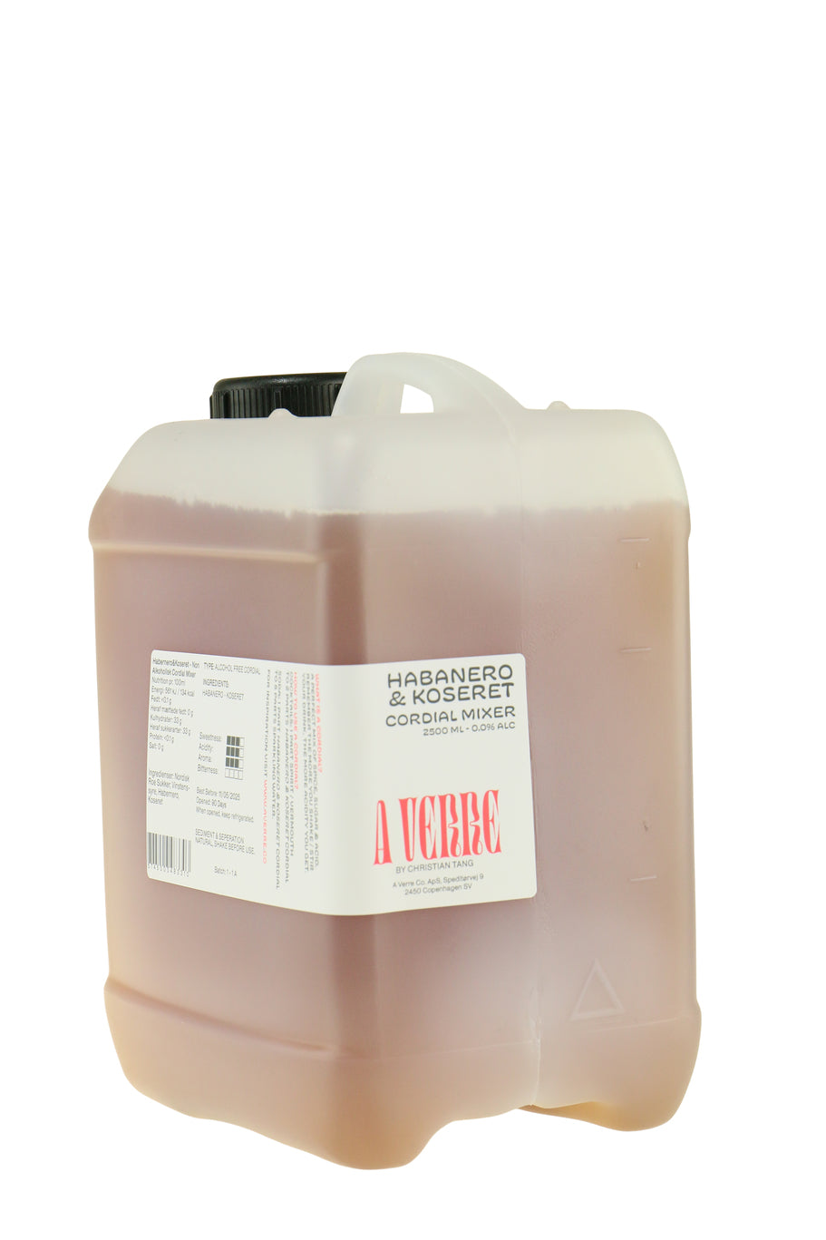 A Verre Cordial Mixer Habanero & Koseret Bulk